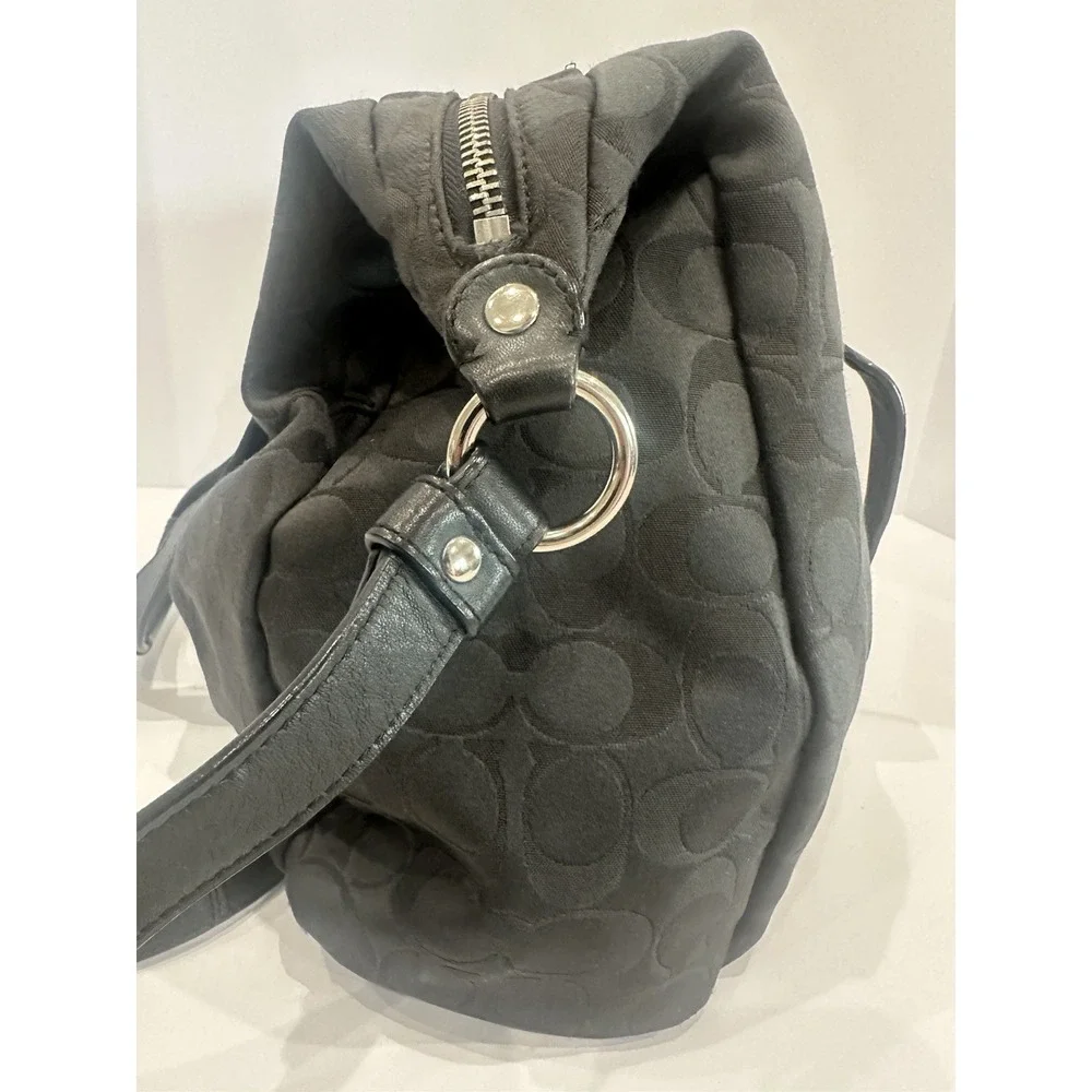 Coach black signature